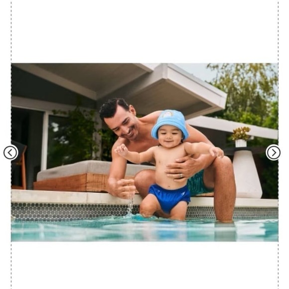 New Speedo Infant Swim Diaper - Blue Shark
Size medium 12 months 
Retail $16.99 - Picture 9 of 9